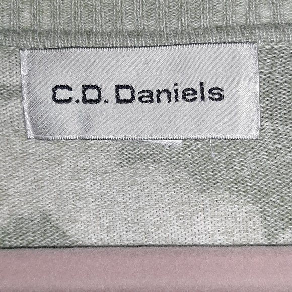 Sage/White Flowered Soft Spring Sweater Size 1X - Picture 3 of 5